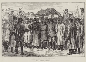 Nihilistes Russes en Route pour la Sibérie